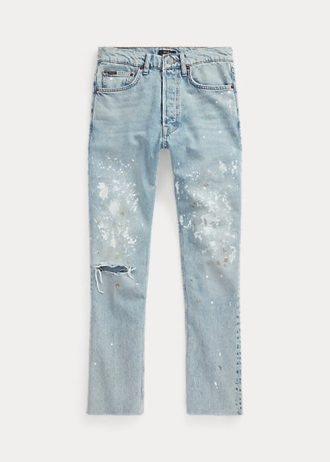 AZURE Dam Ralph Lauren The Straight Leg Cropped Jeans