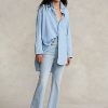 AZURE Ralph Lauren Sharona Crop Flare Jeans för kvinnor