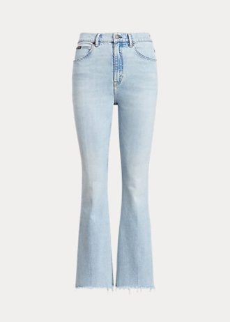 AZURE Ralph Lauren Sharona Crop Flare Jeans för kvinnor