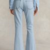 AZURE Ralph Lauren Sharona Crop Flare Jeans för kvinnor