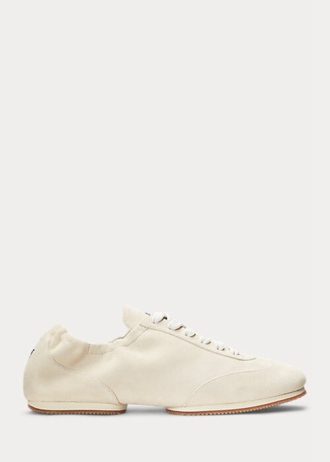 Beige Dam Ralph Lauren The Mocka Ponny Ballerina Sneakers