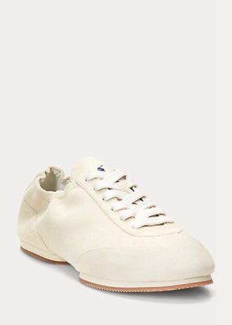 Beige Dam Ralph Lauren The Mocka Ponny Ballerina Sneakers