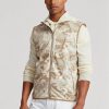 Beige herr Ralph Lauren GolfGolf-camo Vattenavvisande packbar Gilet Jackor Beige herr Ralph Lauren GolfGolf-camo Vattenavvisande packbar Gilet Jackor
