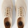 Beige Ralph Lauren Canvas Sneakers för män Beige Ralph Lauren Canvas Sneakers för män