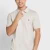 Beige Ralph Lauren Essential pikétröjor för män Beige Ralph Lauren Essential pikétröjor för män