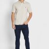 Beige Ralph Lauren Essential pikétröjor för män Beige Ralph Lauren Essential pikétröjor för män