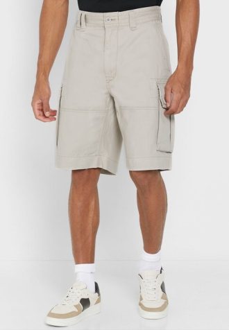 Beige Ralph Lauren Essential-shorts för män