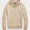 Beige Ralph Lauren texturerad bomull med huvtröjor för män Beige Ralph Lauren texturerad bomull med huvtröjor för män