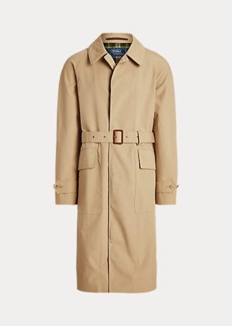 Beige Ralph Lauren vävda vandringsrockar i bomull för män