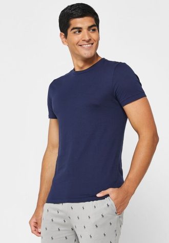 bl mns ralph lauren 3 pack diverse t shirts med rund hals 2 330x476 - Bl&aring; m&auml;ns Ralph Lauren 3-pack diverse T-shirts med rund hals