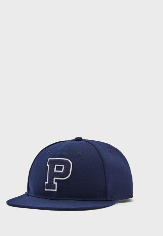 Blå mäns Ralph Lauren-logotyp Curved Peak Hats
