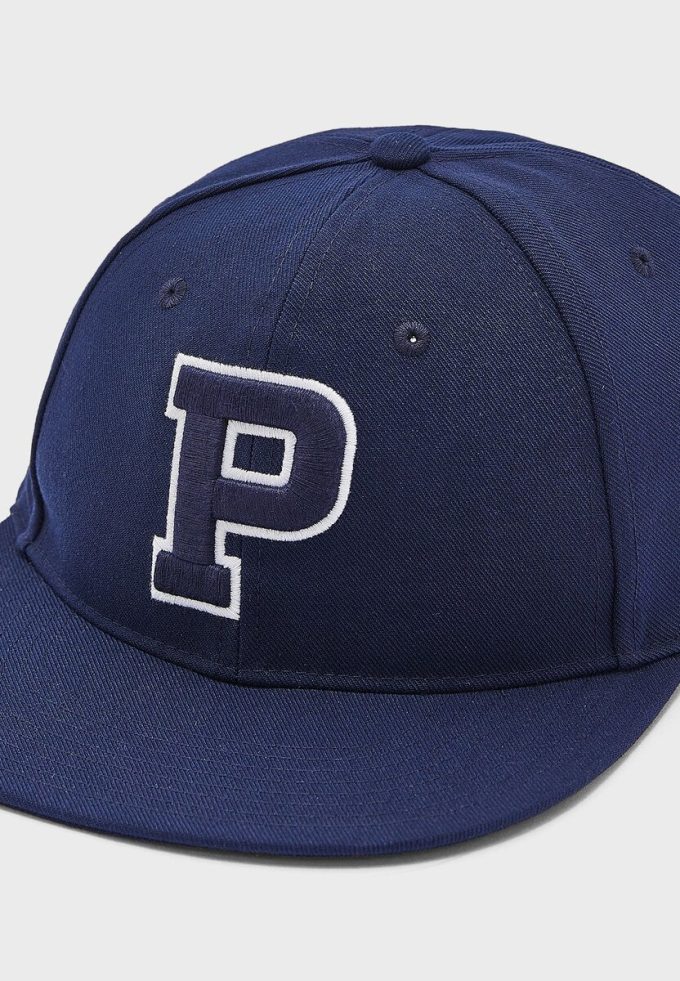 Blå mäns Ralph Lauren-logotyp Curved Peak Hats Blå mäns Ralph Lauren-logotyp Curved Peak Hats