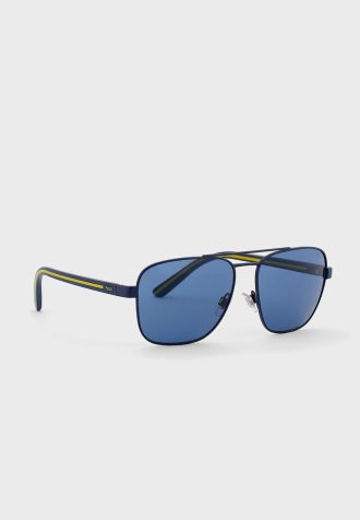 Blå Ralph Lauren 0Ph3138 Aviator solglasögon för män