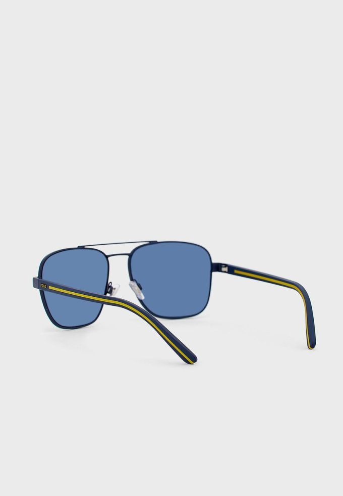 Blå Ralph Lauren 0Ph3138 Aviator solglasögon för män Blå Ralph Lauren 0Ph3138 Aviator solglasögon för män