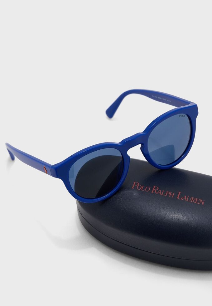 Blå Ralph Lauren 0Ph4184 Wayfarers solglasögon för män Blå Ralph Lauren 0Ph4184 Wayfarers solglasögon för män