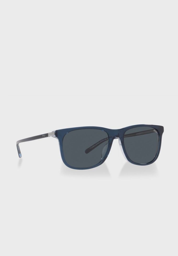 Blå Ralph Lauren 0Ph4186U Wayfarers solglasögon för män