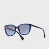 Blå Ralph Lauren 0Ra5274 Wayfarer solglasögon för kvinnor