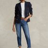 Blå Ralph Lauren Avery Jeans för kvinnor Blå Ralph Lauren Avery Jeans för kvinnor