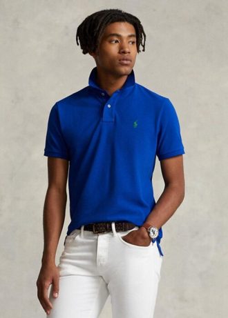 bl ralph lauren custom slim fit mesh piktrjor fr mn 1 9 330x461 - Bl&aring; Ralph Lauren Custom Slim Fit Mesh pik&eacute;tr&ouml;jor f&ouml;r m&auml;n