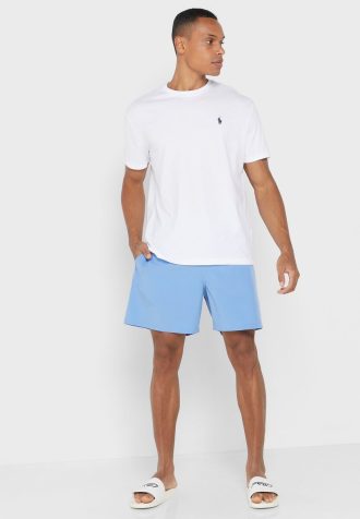 Blå Ralph Lauren Essential badshorts för män