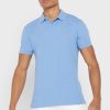 Blå Ralph Lauren Essential pikétröjor för män