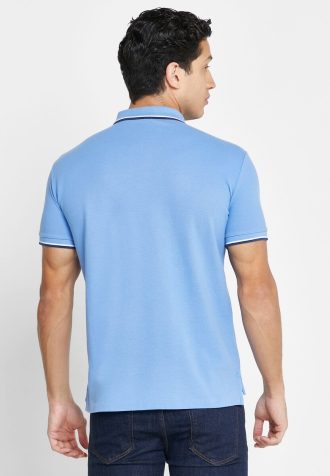 Blå Ralph Lauren Essential pikétröjor för män
