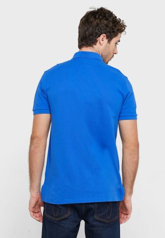 Blå Ralph Lauren Essential pikétröjor för män