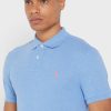 Blå Ralph Lauren Essential pikétröjor för män