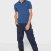Blå Ralph Lauren Essential pikétröjor för män