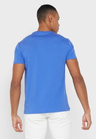 Blå Ralph Lauren Essential T-shirts med rund hals för män