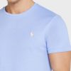 Blå Ralph Lauren Essential T-shirts med rund hals för män Blå Ralph Lauren Essential T-shirts med rund hals för män