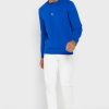 Blå Ralph Lauren Essential tröja för män Blå Ralph Lauren Essential tröja för män