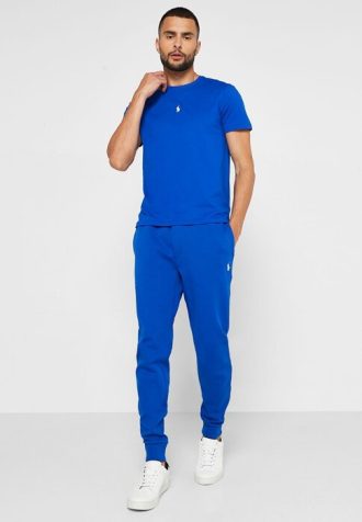 Blå Ralph Lauren Essential träningsbyxor för män