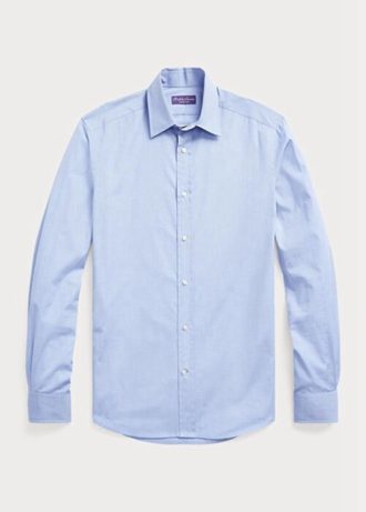 Blå Ralph Lauren formell skjortor för män