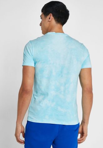Blå Ralph Lauren grafiska T-shirts med rund hals för män