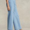 Blå Ralph Lauren High-rise vidbens jeans för kvinnor Blå Ralph Lauren High-rise vidbens jeans för kvinnor
