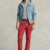 Blå Ralph Lauren Indigo Chambray huvjackor för män Blå Ralph Lauren Indigo Chambray huvjackor för män
