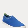 Blå Ralph Lauren Jordyn Slip-On Sneakers för kvinnor