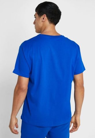 Blå Ralph Lauren logotyp T-shirts med rund hals för män