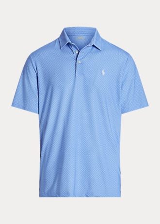 Blå Ralph Lauren Pikétröjor med klassisk passform för män