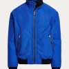 Blå Ralph Lauren Raglan-ärmjackor för män Blå Ralph Lauren Raglan-ärmjackor för män
