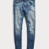 Blå Ralph Lauren Skinny Stretch Jeans för kvinnor Blå Ralph Lauren Skinny Stretch Jeans för kvinnor