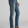 Blå Ralph Lauren Skinny Stretch Jeans för kvinnor Blå Ralph Lauren Skinny Stretch Jeans för kvinnor
