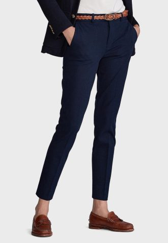 Blå Ralph Lauren skräddarsydda byxor för kvinnor