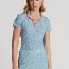 Blå Ralph Lauren skräddarsydda tröjor med blommig passform för kvinnor Blå Ralph Lauren skräddarsydda tröjor med blommig passform för kvinnor
