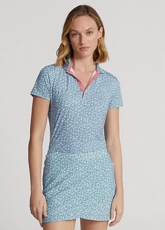 Blå Ralph Lauren skräddarsydda tröjor med blommig passform för kvinnor Blå Ralph Lauren skräddarsydda tröjor med blommig passform för kvinnor