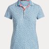 Blå Ralph Lauren skräddarsydda tröjor med blommig passform för kvinnor Blå Ralph Lauren skräddarsydda tröjor med blommig passform för kvinnor