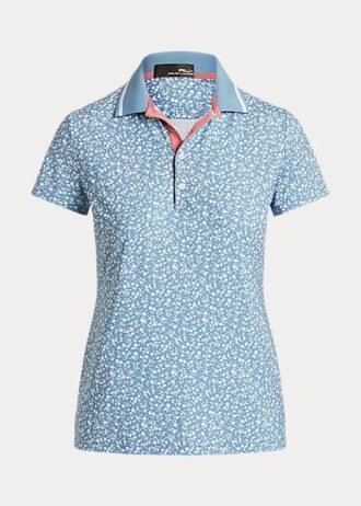 Blå Ralph Lauren skräddarsydda tröjor med blommig passform för kvinnor Blå Ralph Lauren skräddarsydda tröjor med blommig passform för kvinnor