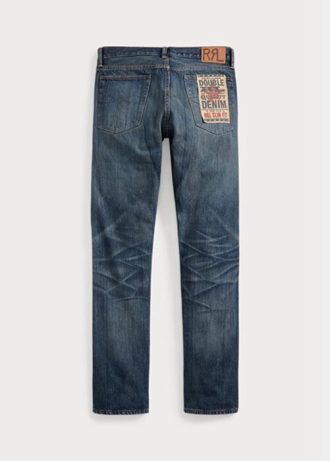 Blå Ralph Lauren Slim Fit Belgrad-jeans för män