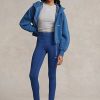 Blå Ralph Lauren Stirrup Stretch Leggings för kvinnor Blå Ralph Lauren Stirrup Stretch Leggings för kvinnor